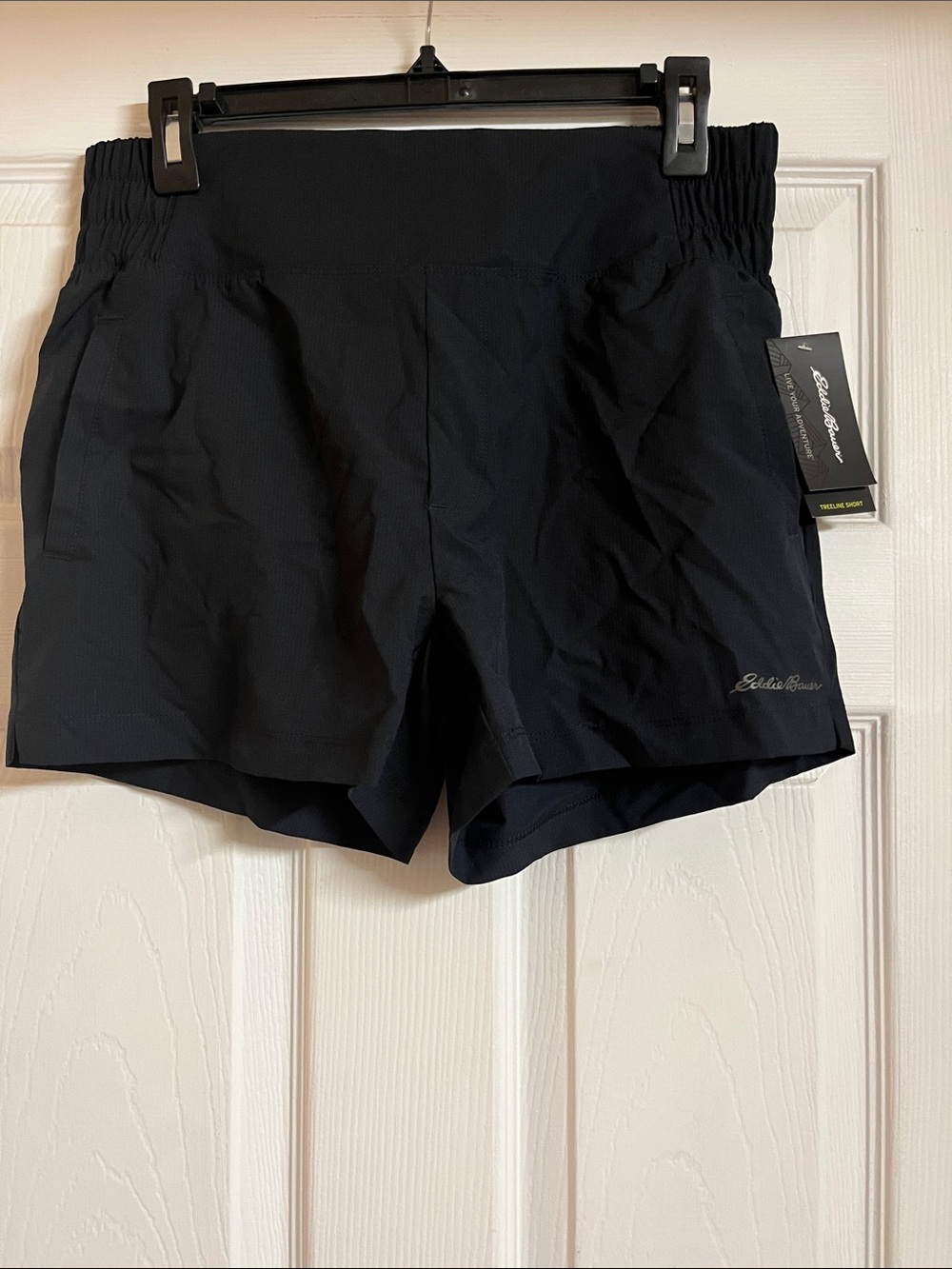 Eddie Bauer Black Athletic Pull-On Shorts